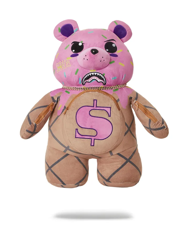 SPRAYGROUND Backpacks I SCREAM MONEYBEAR TEDDYBEAR BACKPACK 8211 Universal