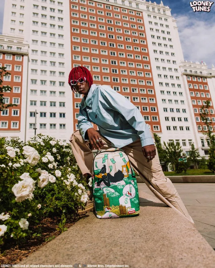 SPRAYGROUND Backpacks LOONEY TUNES DAFFY DUCK ANOTHER DAY ANOTHER DUCK BACKPACK 8211 Universal