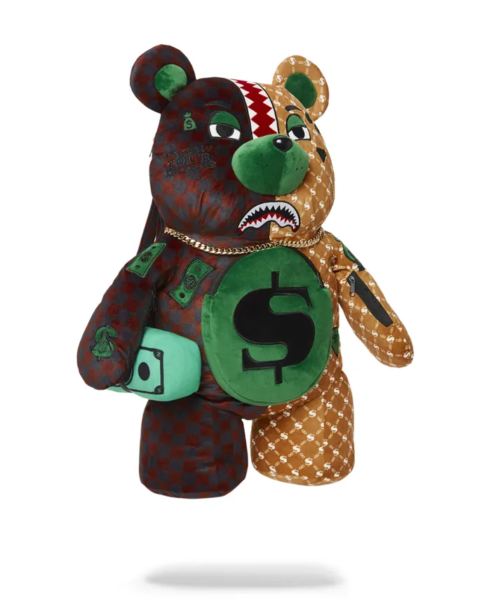 SPRAYGROUND Backpacks MONEY BEAR TEDDYBEAR BACKPACK PARIS VS FLORENCE 8211 Universal