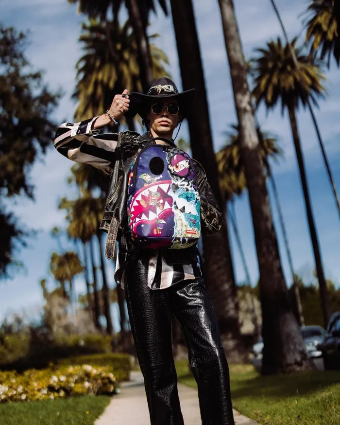SPRAYGROUND Backpacks MONEY BOYS SPLIT CRAZY EYES 8211 6 REMOVABLE VELCRO EYE PATCHES 8211 Universal