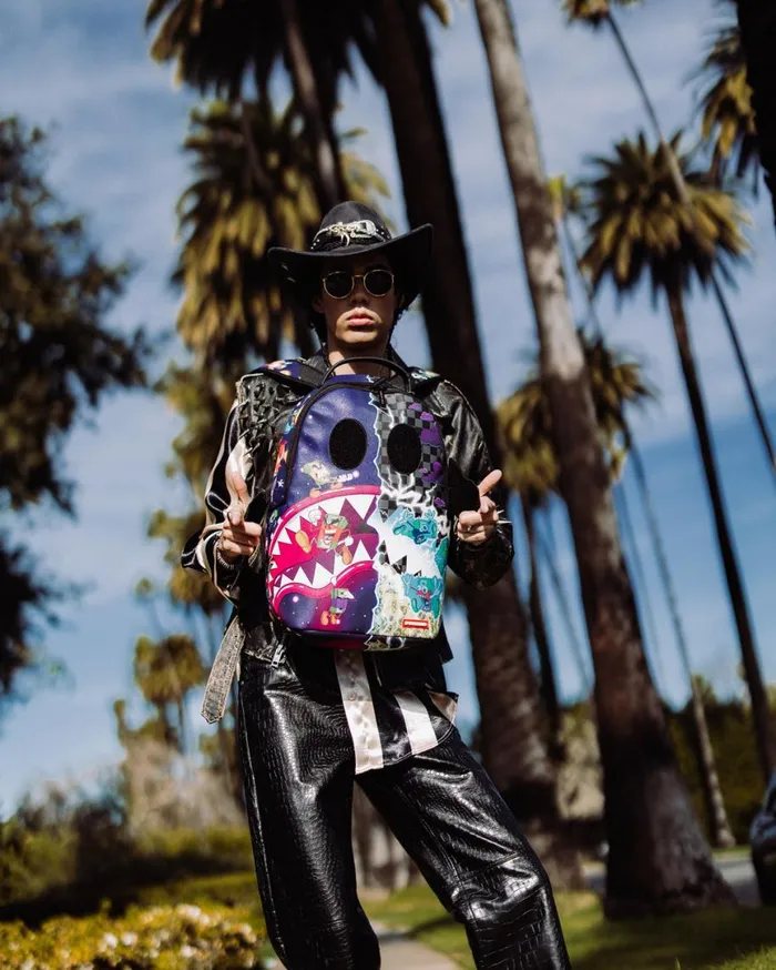 SPRAYGROUND Backpacks MONEY BOYS SPLIT CRAZY EYES 8211 6 REMOVABLE VELCRO EYE PATCHES 8211 Universal
