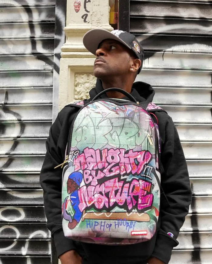 SPRAYGROUND Backpacks NAUGHTY BY NATURE HIP HOP HOORAY 30TH ANNIVERSARY COLLAB BACKPACK 8211 Universal SPRAYGROUND Backpacks NAUGHTY BY NATURE HIP HOP HOORAY 30TH ANNIVERSARY COLLAB BACKPACK 8211 Universal