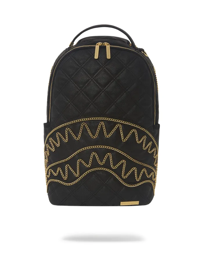 SPRAYGROUND Backpacks NOIR QUILT GOLD CHAIN SHARK BACKPACK DLXV 8211 Universal