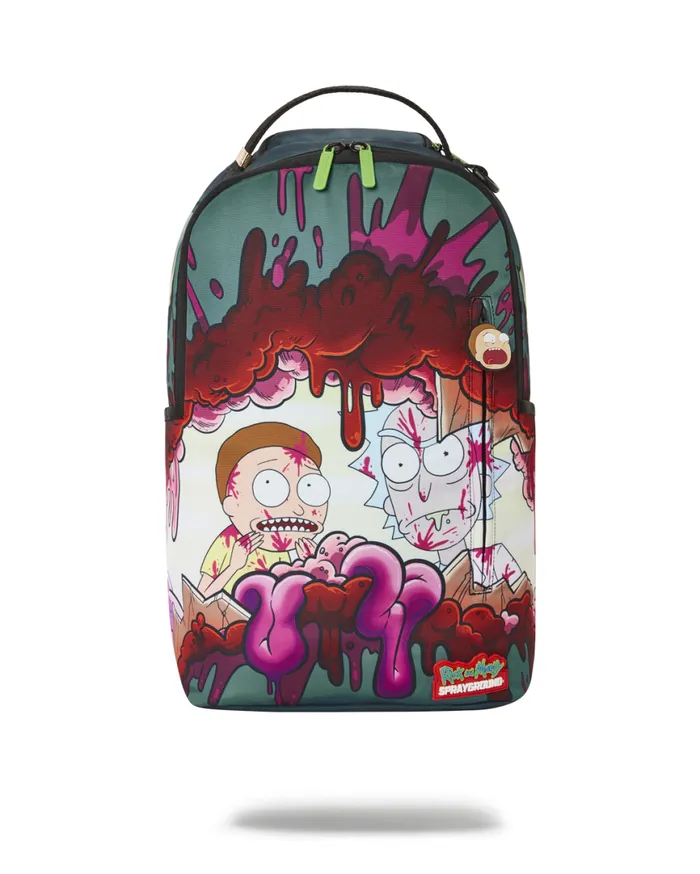 SPRAYGROUND Backpacks RICK AND MORTY SHARKMOUTH WOUND DLXR 8211 Universal