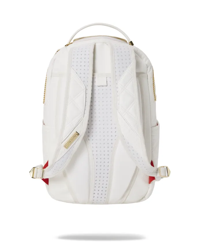 SPRAYGROUND Backpacks RIVIERA LE BLANC GOLD CHAIN SHARK BACKPACK DLXV 8211 Universal SPRAYGROUND Backpacks RIVIERA LE BLANC GOLD CHAIN SHARK BACKPACK DLXV 8211 Universal