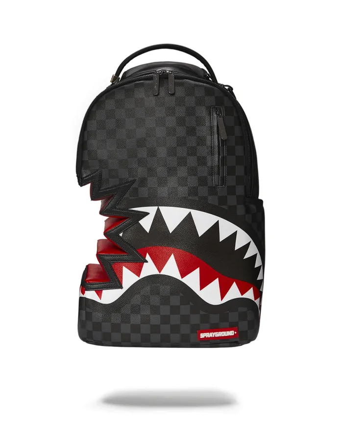 SPRAYGROUND Backpacks SHARK BITE SHARKS IN PARIS GRAY BACKPACK DLXV 8211 Universal