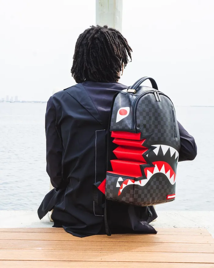 SPRAYGROUND Backpacks SHARK BITE SHARKS IN PARIS GRAY BACKPACK DLXV 8211 Universal SPRAYGROUND Backpacks SHARK BITE SHARKS IN PARIS GRAY BACKPACK DLXV 8211 Universal