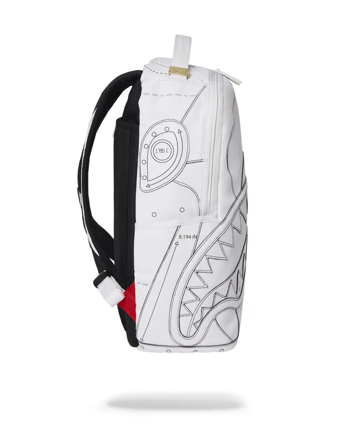 SPRAYGROUND Backpacks TECHNICAL CUT and SHARK BACKPACK DLXV 8211 Universal SPRAYGROUND Backpacks TECHNICAL CUT and SHARK BACKPACK DLXV 8211 Universal