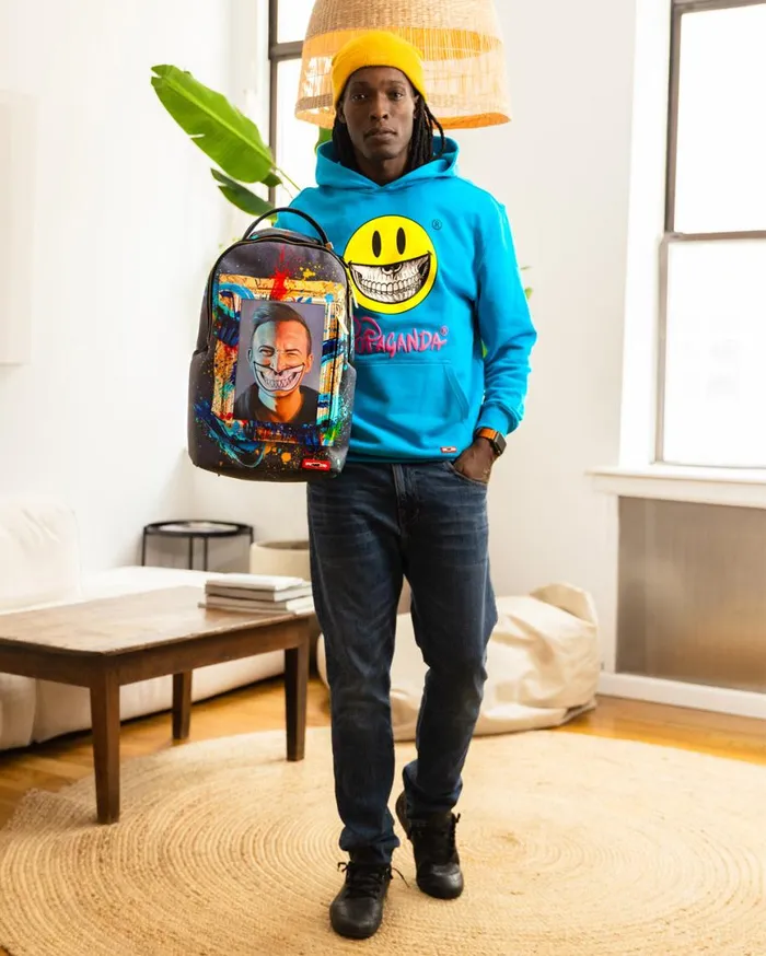 SPRAYGROUND Backpacks THE RARE DBD GRIN SHARK PORTRAIT BY RON ENGLISH SUPER LIMITED EDITION 8211 Universal