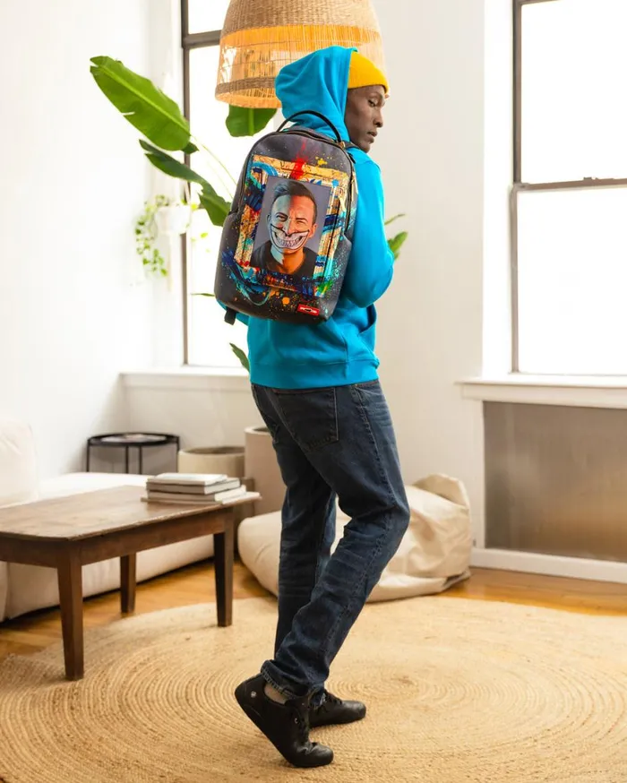SPRAYGROUND Backpacks THE RARE DBD GRIN SHARK PORTRAIT BY RON ENGLISH SUPER LIMITED EDITION 8211 Universal