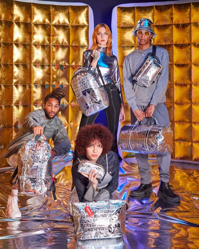SPRAYGROUND Crossbodys FUTURE TITAN METALLIC CARGO CROSSBODY 8211 Universal SPRAYGROUND Crossbodys FUTURE TITAN METALLIC CARGO CROSSBODY 8211 Universal