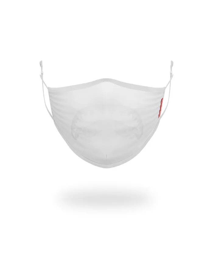 SPRAYGROUND Face Masks ADULT WHITE ON WHITE SHARK FORMFITTING FACE MASK 8211 Universal