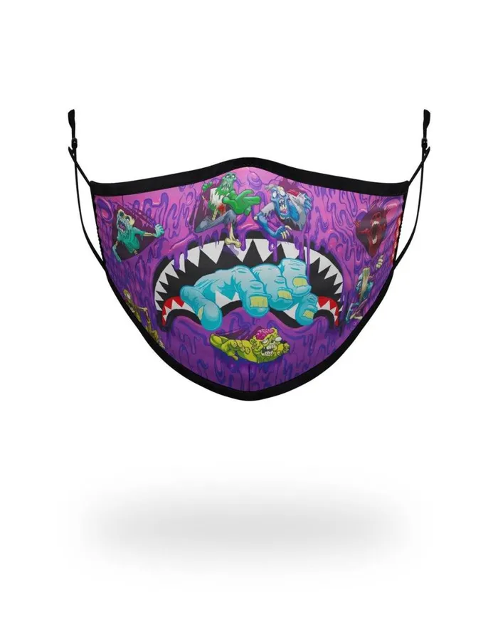 SPRAYGROUND Face Masks ADULT ZOMBIE SHARK FORM FITTING FACE MASK 8211 Universal