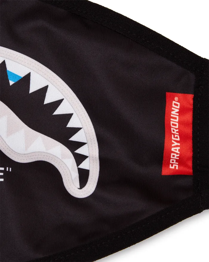 SPRAYGROUND Face Masks BITE ME SHARK BLK POLYESTER FACE MASK 8211 Universal SPRAYGROUND Face Masks BITE ME SHARK BLK POLYESTER FACE MASK 8211 Universal