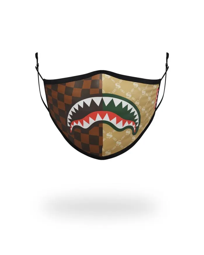 SPRAYGROUND Face Masks KIDS FORM FITTING MASK PARIS VS MILAN 8211 Universal