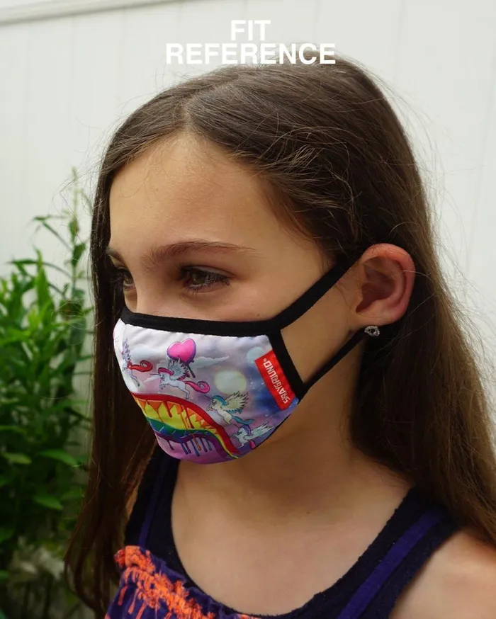 SPRAYGROUND Face Masks KIDS FORM FITTING MASK PARIS VS MILAN 8211 Universal SPRAYGROUND Face Masks KIDS FORM FITTING MASK PARIS VS MILAN 8211 Universal