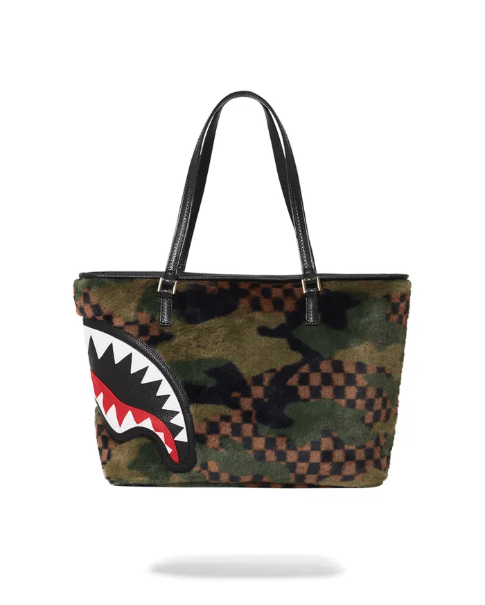 SPRAYGROUND Handbags BIG SKY FUR SHARK TOTE 8211 Universal SPRAYGROUND Handbags BIG SKY FUR SHARK TOTE 8211 Universal