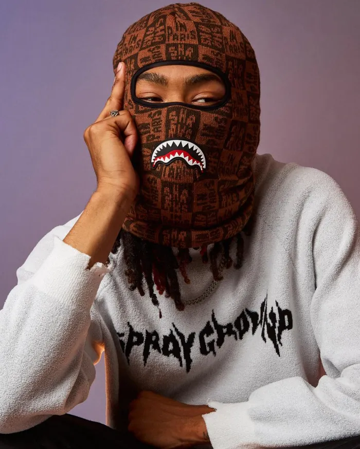 SPRAYGROUND Ski Masks FRENZY SHARK SKI MASK 8211 Universal
