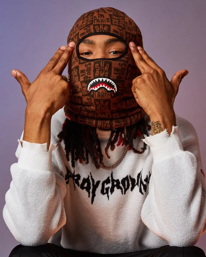 SPRAYGROUND Ski Masks FRENZY SHARK SKI MASK 8211 Universal