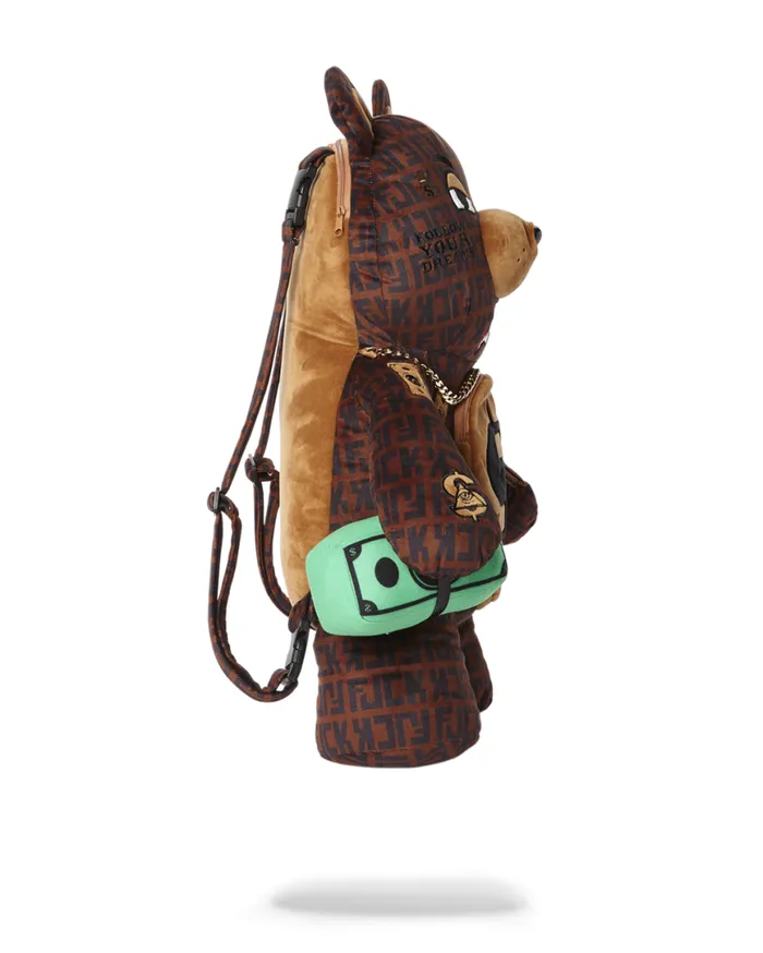SPRAYGROUND Teddy Bear Backpacks OFFENDED MONEYBEAR TEDDYBEAR BACKPACK 8211 Universal SPRAYGROUND Teddy Bear Backpacks OFFENDED MONEYBEAR TEDDYBEAR BACKPACK 8211 Universal