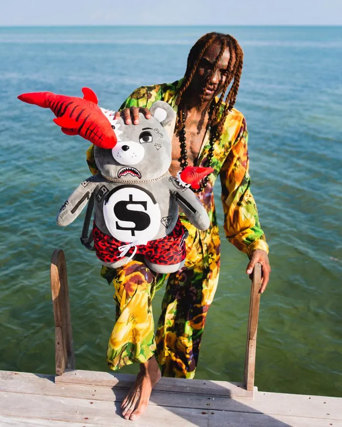 SPRAYGROUND Teddy Bear Backpacks SHARK FRIENDS MONEYBEAR TEDDYBEAR BACKPACK 8211 Universal SPRAYGROUND Teddy Bear Backpacks SHARK FRIENDS MONEYBEAR TEDDYBEAR BACKPACK 8211 Universal