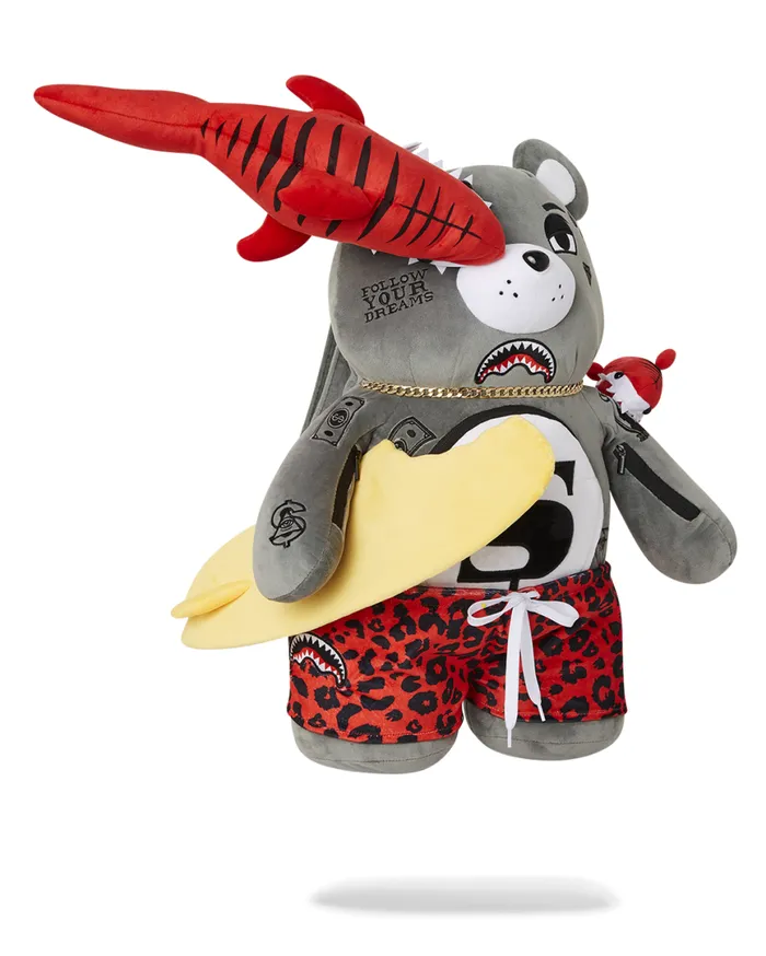 SPRAYGROUND Teddy Bear Backpacks SHARK FRIENDS MONEYBEAR TEDDYBEAR BACKPACK 8211 Universal SPRAYGROUND Teddy Bear Backpacks SHARK FRIENDS MONEYBEAR TEDDYBEAR BACKPACK 8211 Universal