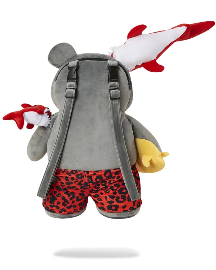 SPRAYGROUND Teddy Bear Backpacks SHARK FRIENDS MONEYBEAR TEDDYBEAR BACKPACK 8211 Universal SPRAYGROUND Teddy Bear Backpacks SHARK FRIENDS MONEYBEAR TEDDYBEAR BACKPACK 8211 Universal