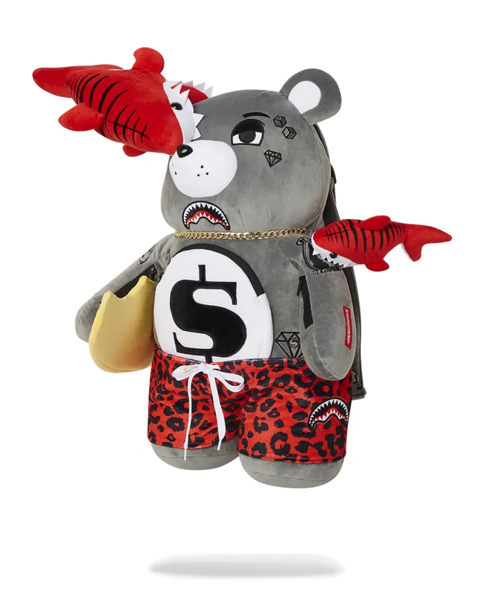 SPRAYGROUND Teddy Bear Backpacks SHARK FRIENDS MONEYBEAR TEDDYBEAR BACKPACK 8211 Universal SPRAYGROUND Teddy Bear Backpacks SHARK FRIENDS MONEYBEAR TEDDYBEAR BACKPACK 8211 Universal