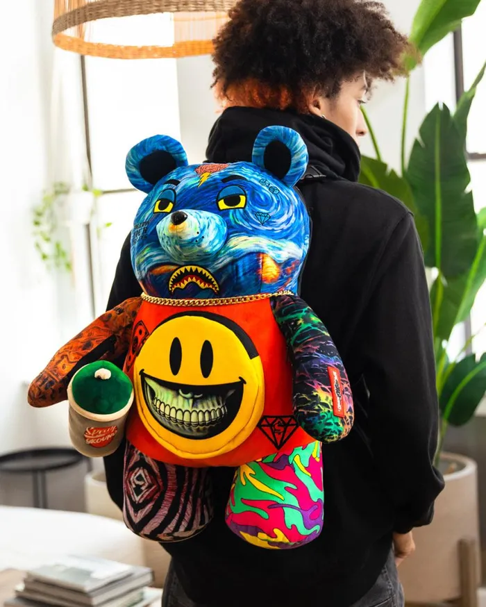 SPRAYGROUND Teddy Bear Backpacks VILLAIN MONEY BEAR TEDDYBEAR RON ENGLISH EDITION BACKPACK 8211 Universal SPRAYGROUND Teddy Bear Backpacks VILLAIN MONEY BEAR TEDDYBEAR RON ENGLISH EDITION BACKPACK 8211 Universal