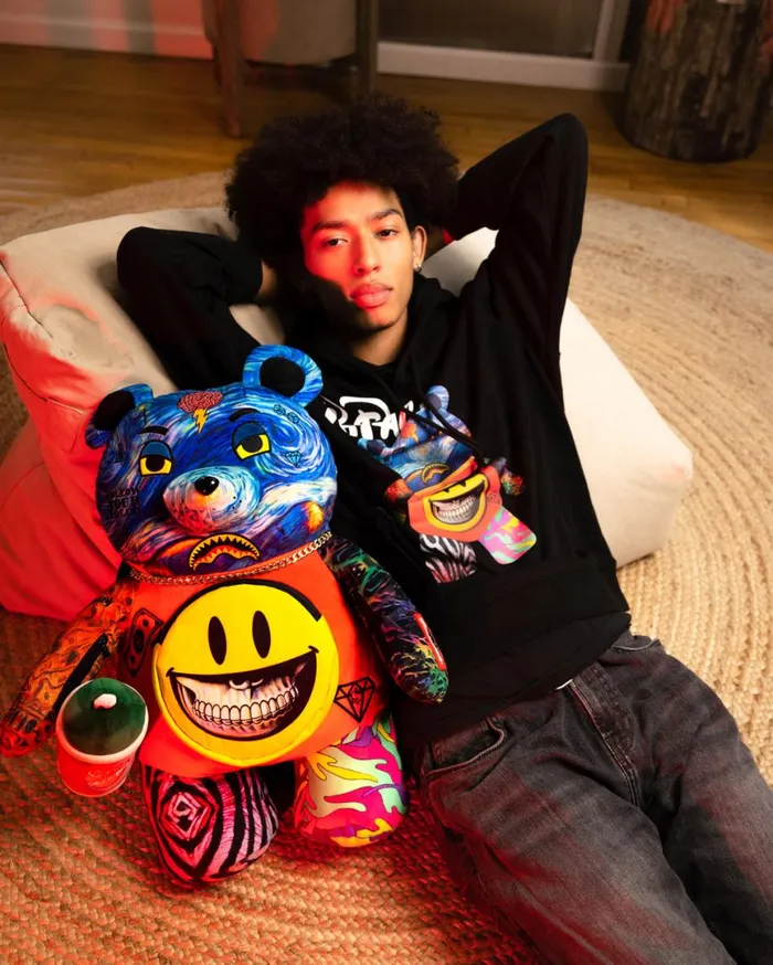 SPRAYGROUND Teddy Bear Backpacks VILLAIN MONEY BEAR TEDDYBEAR RON ENGLISH EDITION BACKPACK 8211 Universal SPRAYGROUND Teddy Bear Backpacks VILLAIN MONEY BEAR TEDDYBEAR RON ENGLISH EDITION BACKPACK 8211 Universal