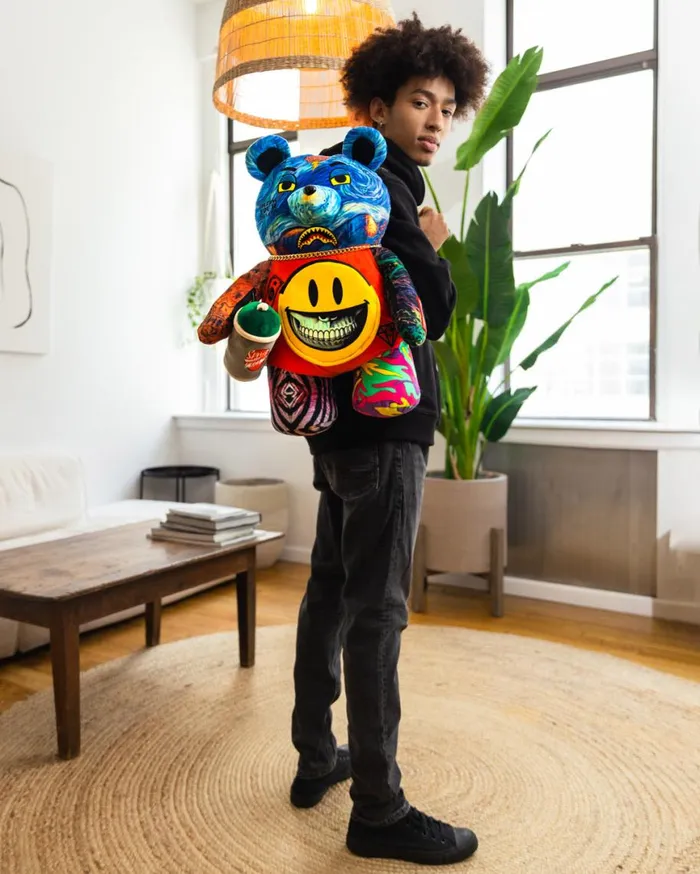 SPRAYGROUND Teddy Bear Backpacks VILLAIN MONEY BEAR TEDDYBEAR RON ENGLISH EDITION BACKPACK 8211 Universal SPRAYGROUND Teddy Bear Backpacks VILLAIN MONEY BEAR TEDDYBEAR RON ENGLISH EDITION BACKPACK 8211 Universal