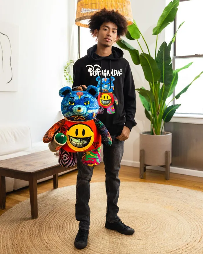 SPRAYGROUND Teddy Bear Backpacks VILLAIN MONEY BEAR TEDDYBEAR RON ENGLISH EDITION BACKPACK 8211 Universal SPRAYGROUND Teddy Bear Backpacks VILLAIN MONEY BEAR TEDDYBEAR RON ENGLISH EDITION BACKPACK 8211 Universal