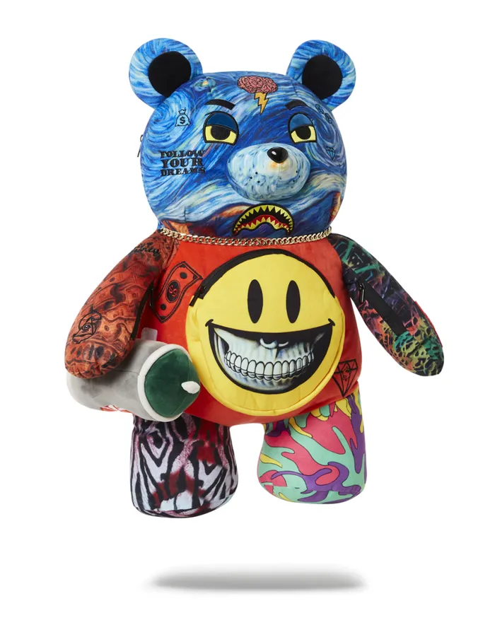 SPRAYGROUND Teddy Bear Backpacks VILLAIN MONEY BEAR TEDDYBEAR RON ENGLISH EDITION BACKPACK 8211 Universal SPRAYGROUND Teddy Bear Backpacks VILLAIN MONEY BEAR TEDDYBEAR RON ENGLISH EDITION BACKPACK 8211 Universal