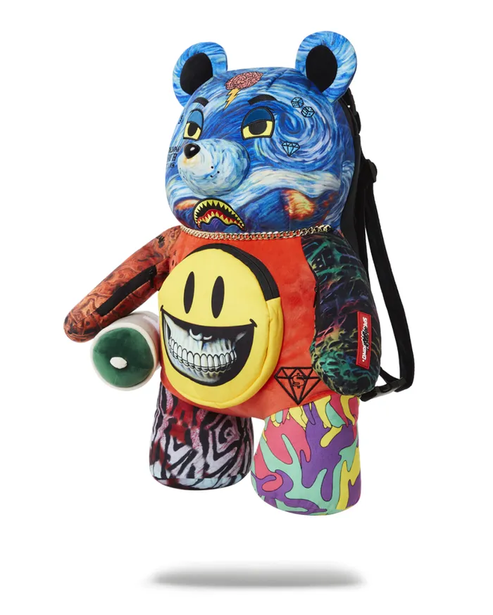 SPRAYGROUND Teddy Bear Backpacks VILLAIN MONEY BEAR TEDDYBEAR RON ENGLISH EDITION BACKPACK 8211 Universal SPRAYGROUND Teddy Bear Backpacks VILLAIN MONEY BEAR TEDDYBEAR RON ENGLISH EDITION BACKPACK 8211 Universal