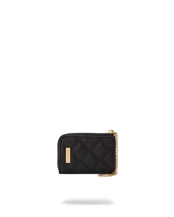 SPRAYGROUND Wallets NOIR QUILT GOLD CHAIN SHARK WALLET 8211 Universal