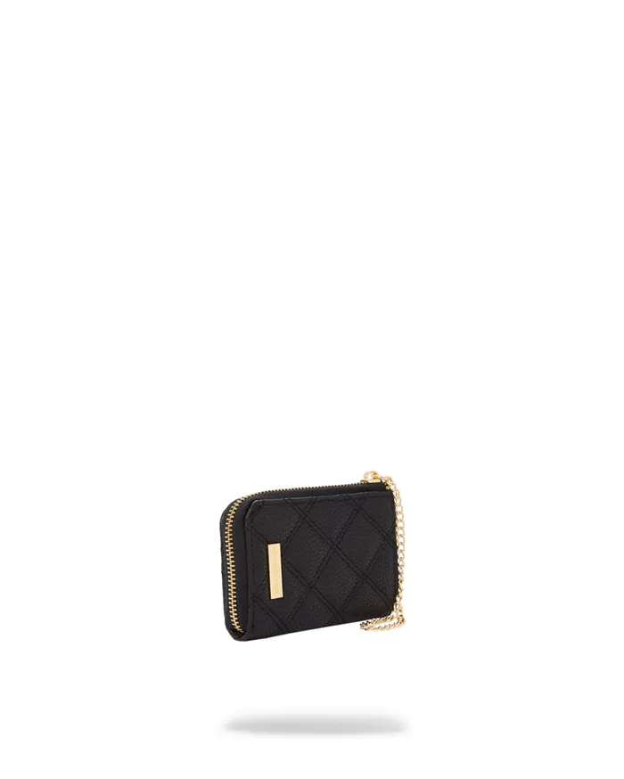 SPRAYGROUND Wallets NOIR QUILT GOLD CHAIN SHARK WALLET 8211 Universal SPRAYGROUND Wallets NOIR QUILT GOLD CHAIN SHARK WALLET 8211 Universal
