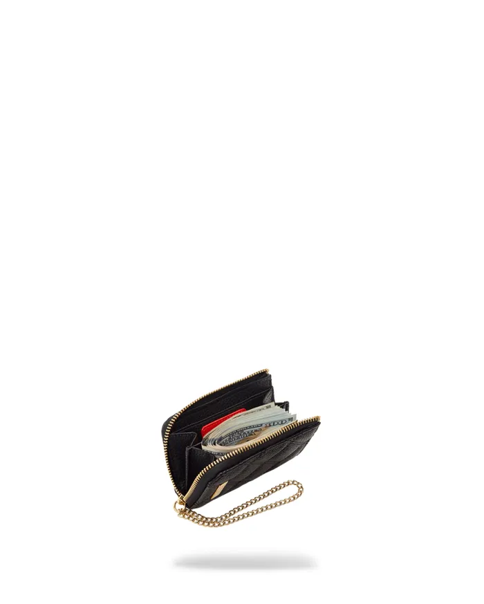 SPRAYGROUND Wallets NOIR QUILT GOLD CHAIN SHARK WALLET 8211 Universal SPRAYGROUND Wallets NOIR QUILT GOLD CHAIN SHARK WALLET 8211 Universal