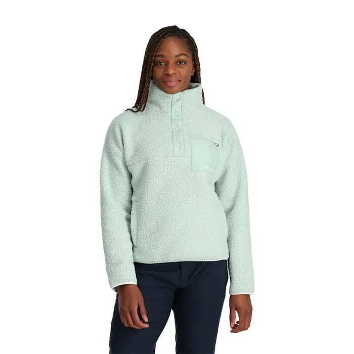 Spyder Fleece Cloud Pullover Wintergreen 8211 Womens