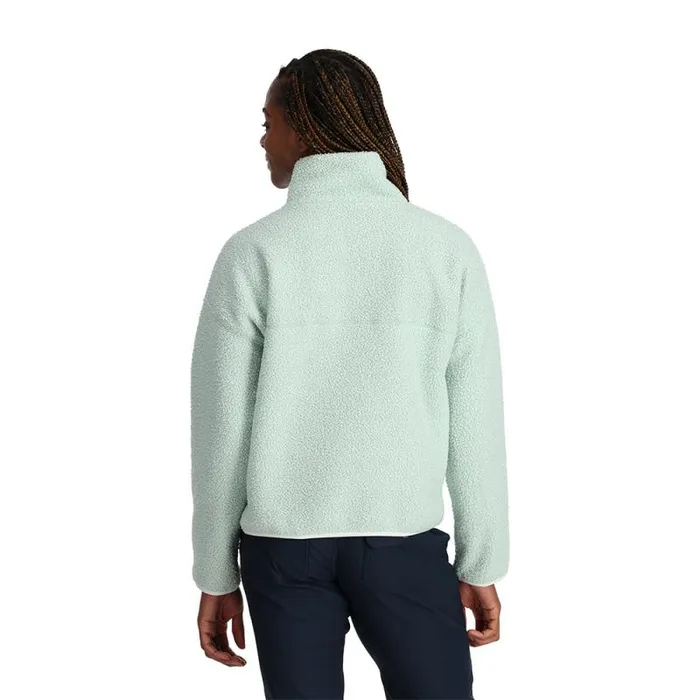 Spyder Fleece Cloud Pullover Wintergreen 8211 Womens