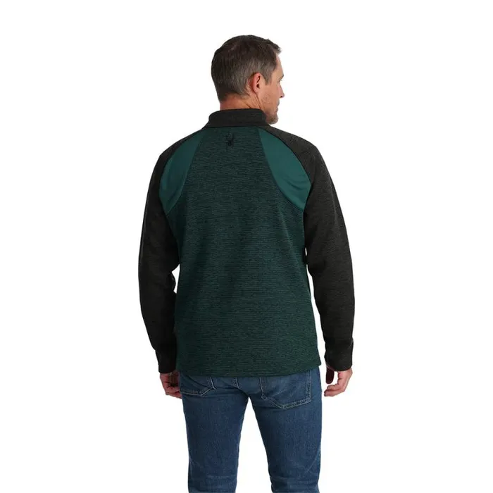 Spyder Fleece Encore Half Zip Cypress Green 8211 Mens