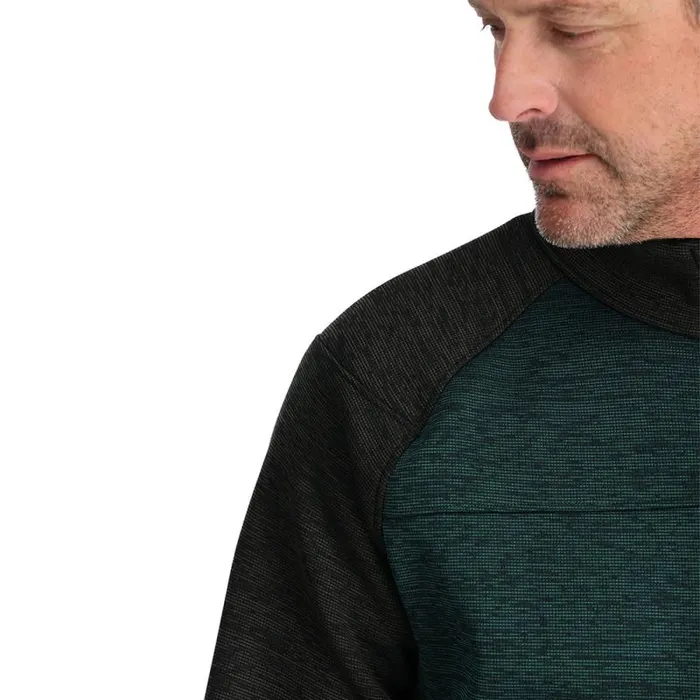 Spyder Fleece Encore Half Zip Cypress Green 8211 Mens