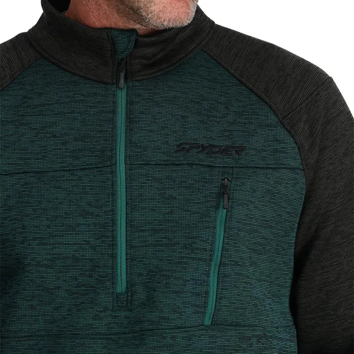 Spyder Fleece Encore Half Zip Cypress Green 8211 Mens
