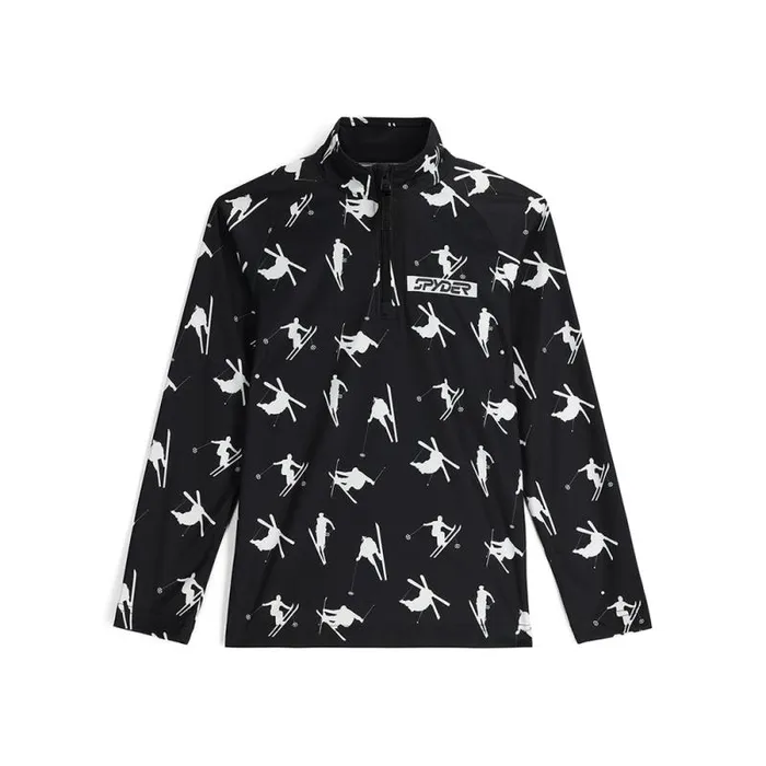 Spyder Fleece Ski Day Half Zip Black 8211 Kids