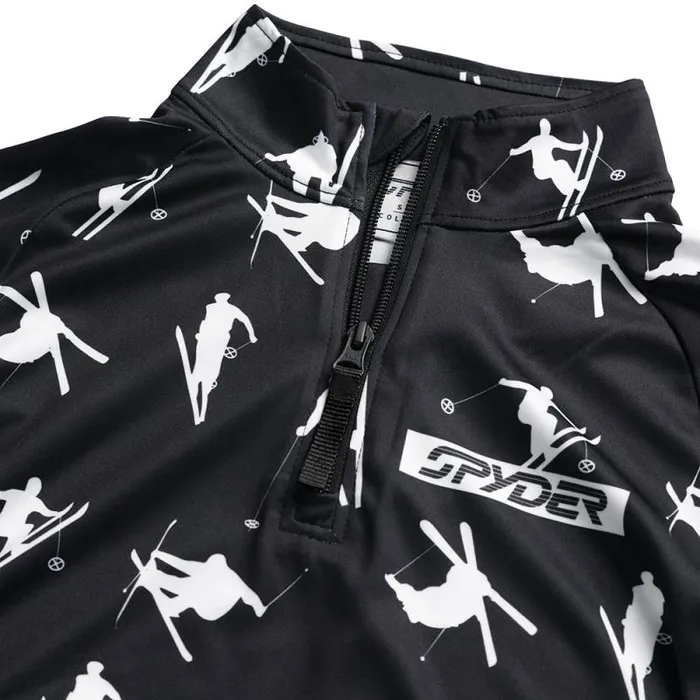Spyder Fleece Ski Day Half Zip Black 8211 Kids