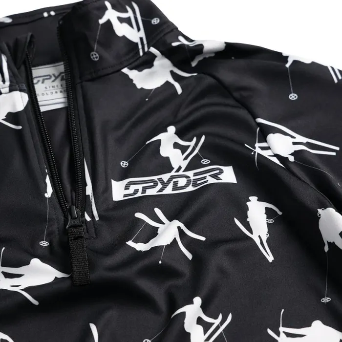 Spyder Fleece Ski Day Half Zip Black 8211 Kids