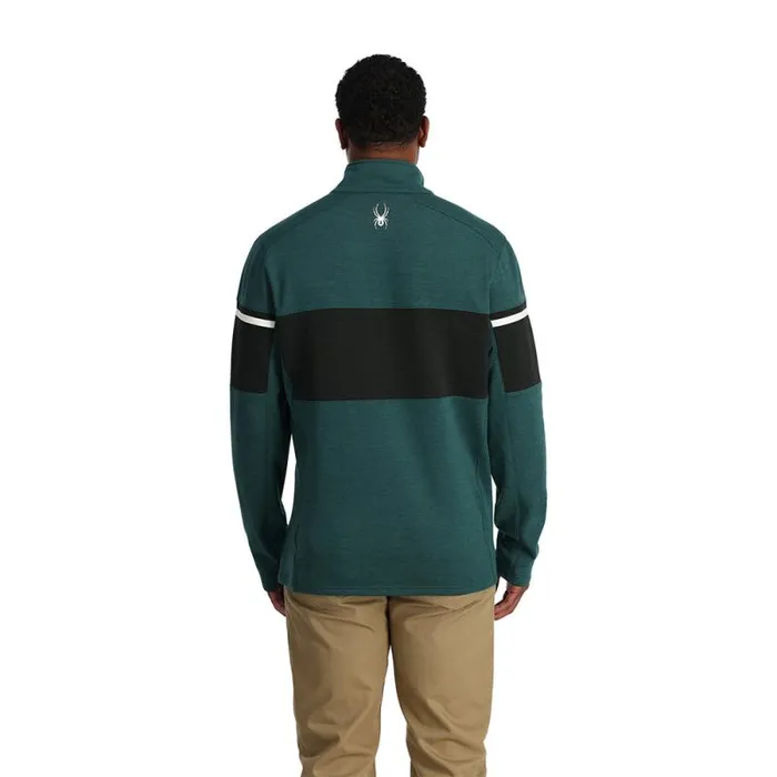 Spyder Fleece Speed Fleece Half Zip Cypress Green 8211 Mens
