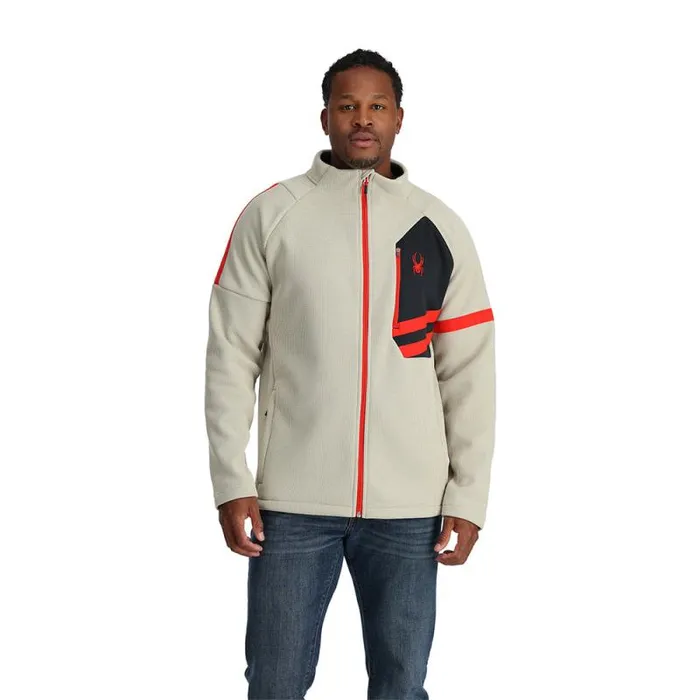 Spyder Fleece Wengen Bandit Full Zip Sandstorm 8211 Mens