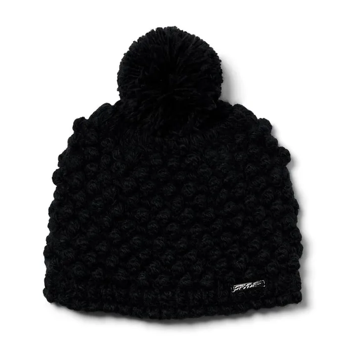 Spyder Hats Brrr Berry Pom Black 8211 Kids