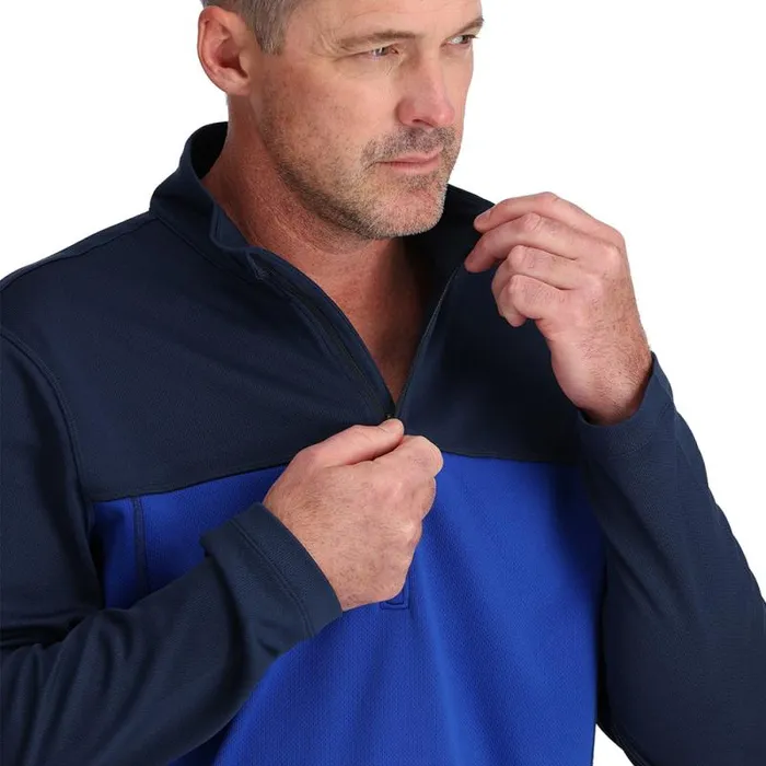 Spyder Layers Stretch Charger 12 Zip Electric Blue 8211 Mens