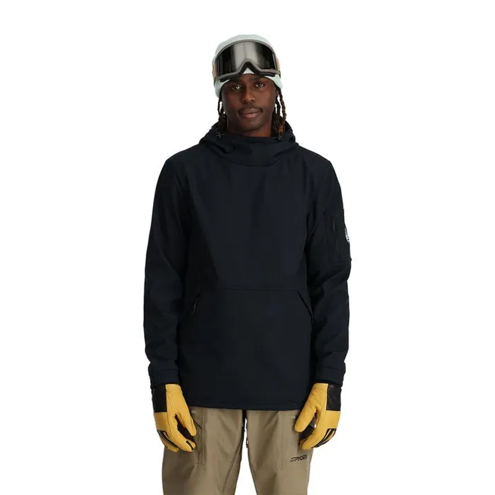 Spyder Shell Softshell Riding Hoodie Black 8211 Mens